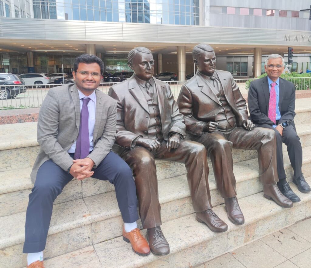 With Prof Dr. Pankaj Shah at Mayo clinic USA